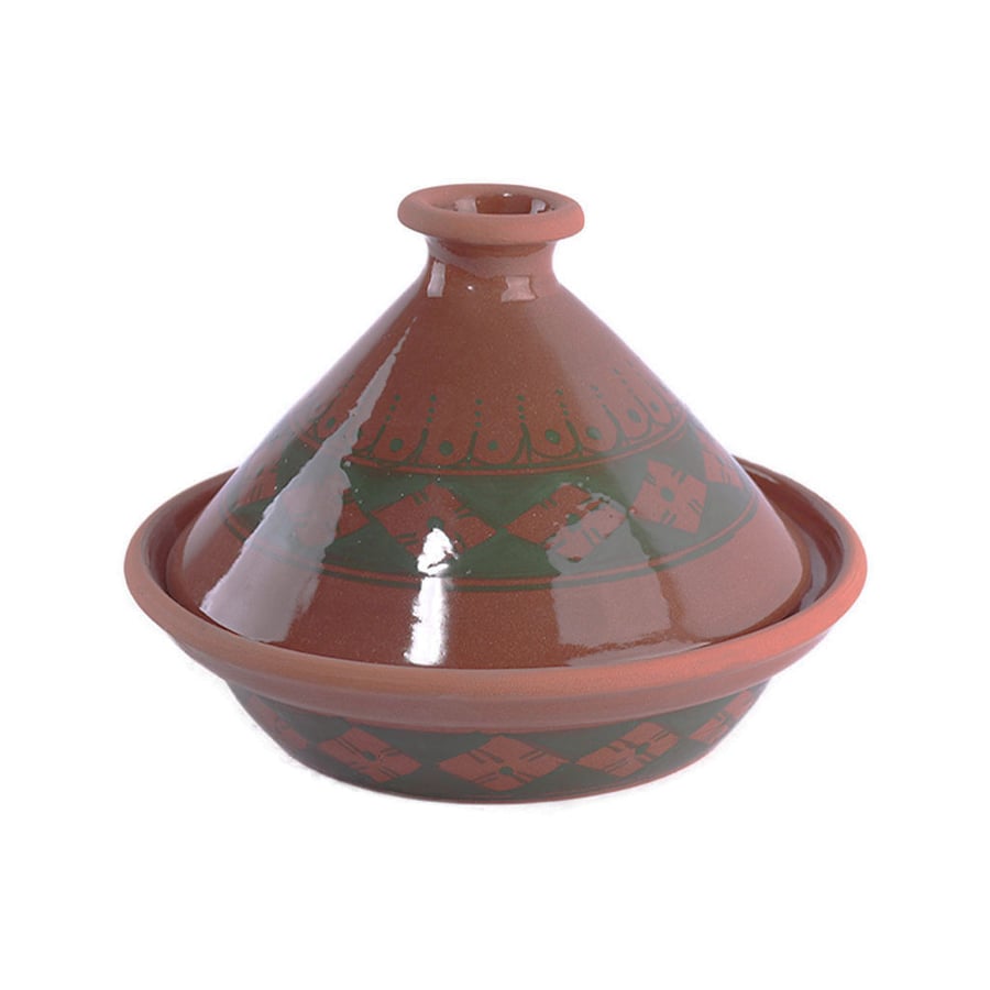 طاجن مطلي مزخرف مقاس 25