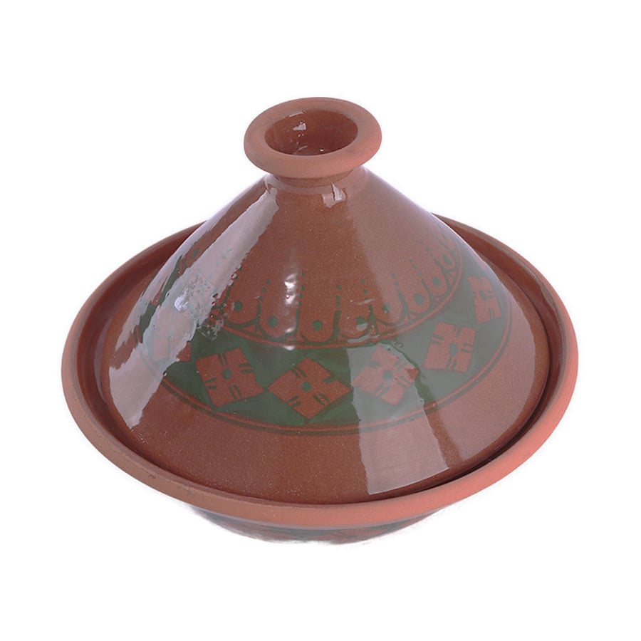 طاجن مطلي مزخرف مقاس 25