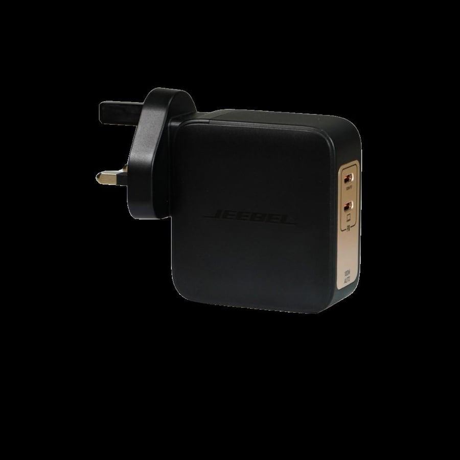 JEEBEL Turbon GaN 100W PD شاحن جداري سريع بمنفذي USBC JEEBEL Turbon