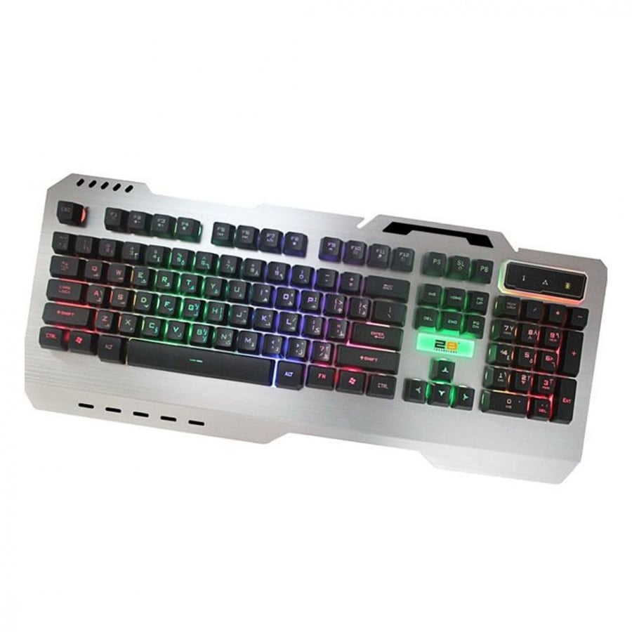 2B (KB305) - Multimedia Metal Gaming keyboard With 3 Background Colors