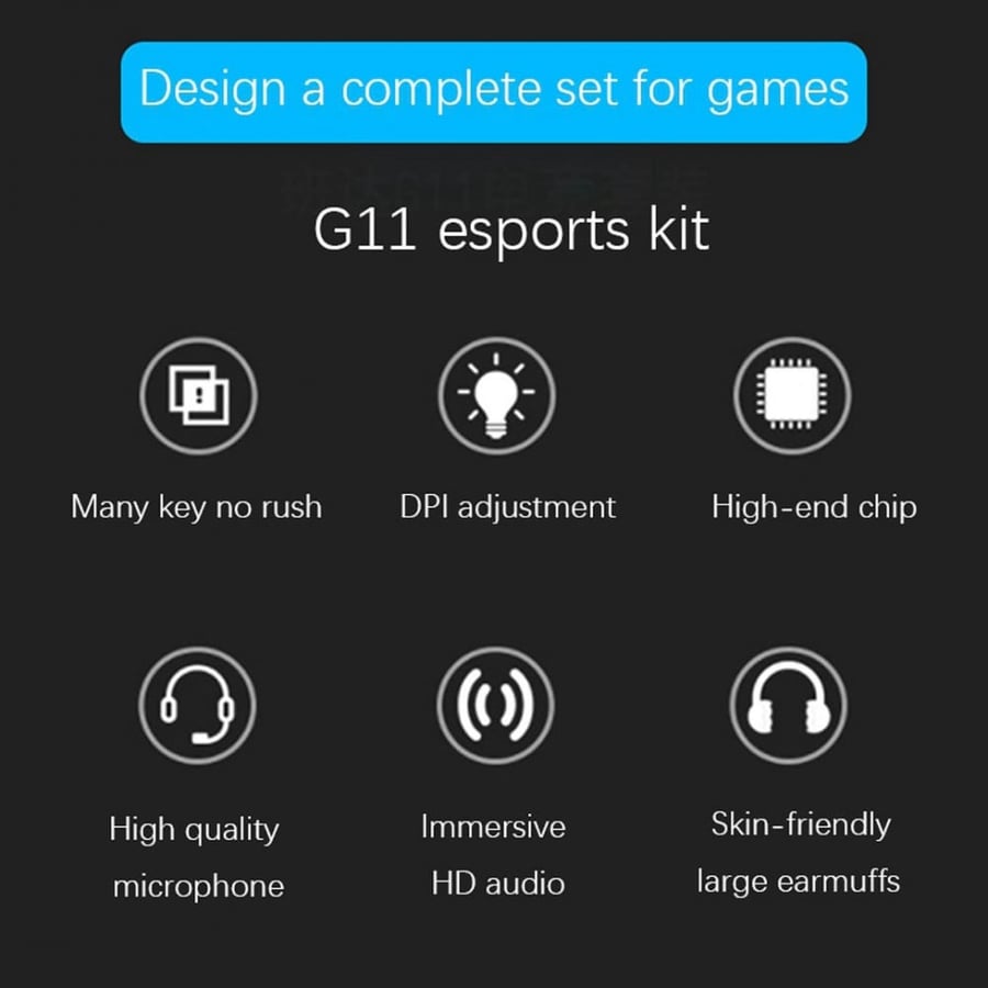 BANDA G11 RGB GAME 4 PIECE SET