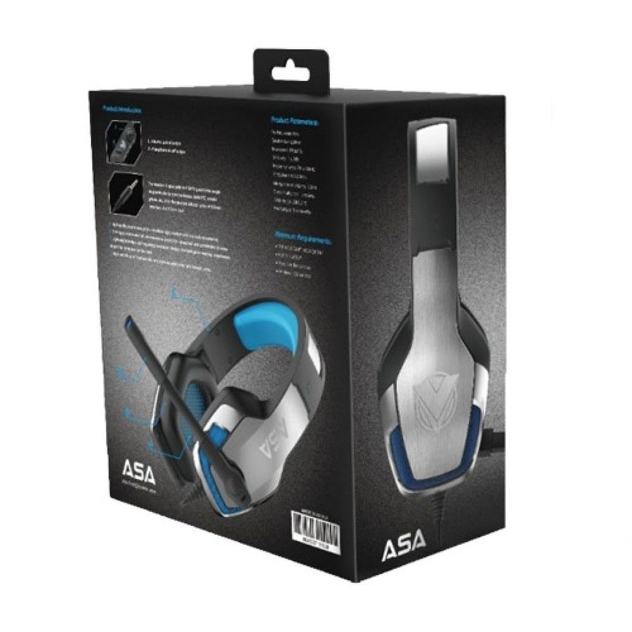 ASA A30 Gaming Headphone - Black & Blue