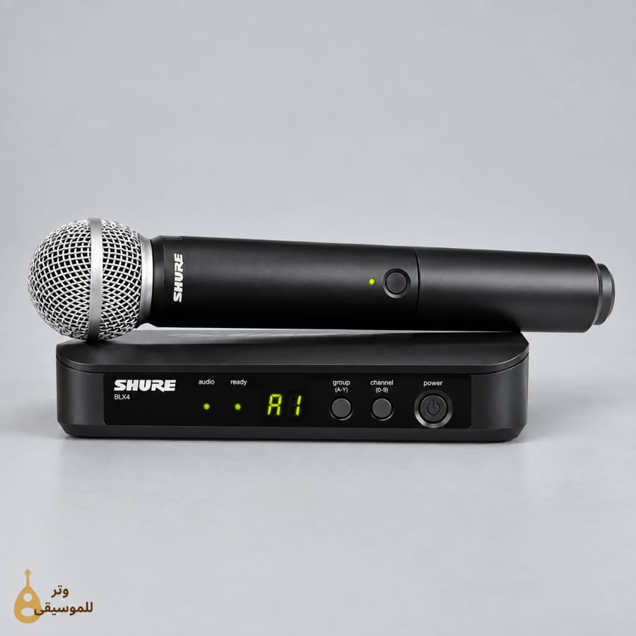 Shure BLX24/SM58 نظام ميكروفون لاسلكي يدوي – مع ميكروفون SM58