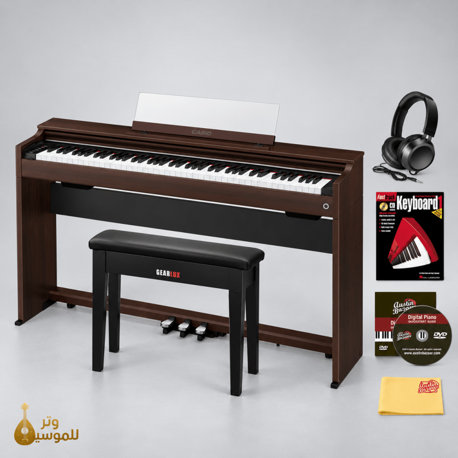 بيانو رقمي Casio Celviano AP-S200 بـ88 مفتاحًا – بني