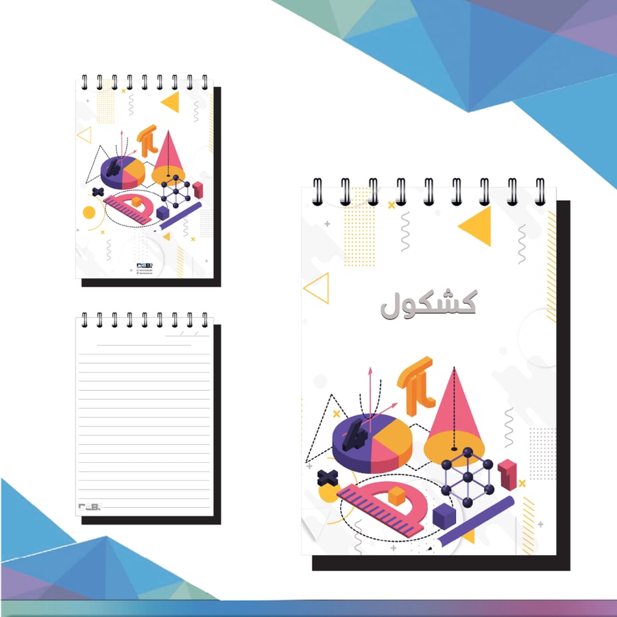 Note design of geometric shapes