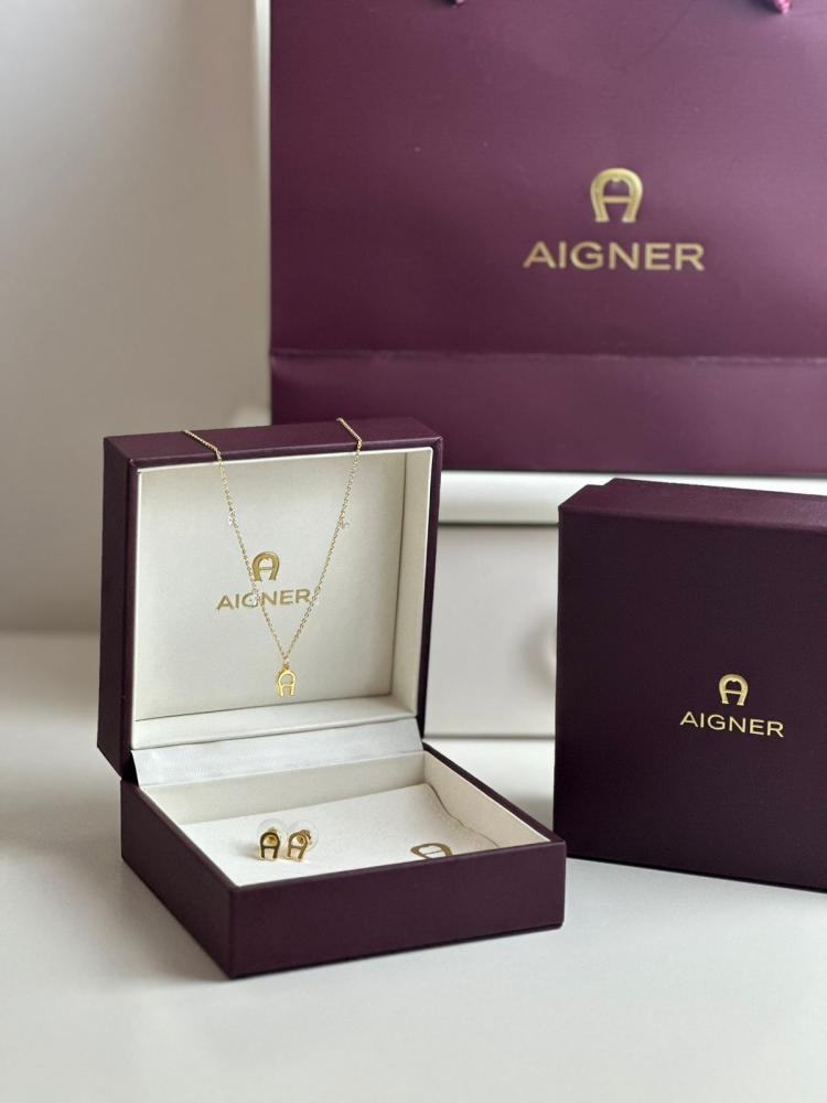 AIGNER necklace & earrings set