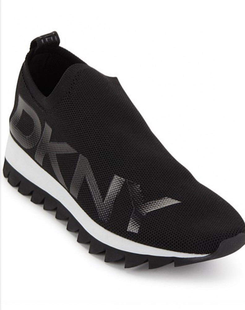 Dkny Micro text knit black