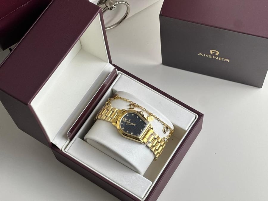 Aigner ELBA ladies watch stainless steel with bracelet