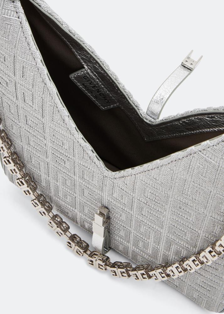 GIVENCHY Mini Cutout Shoulder Bag in Metallic Leather