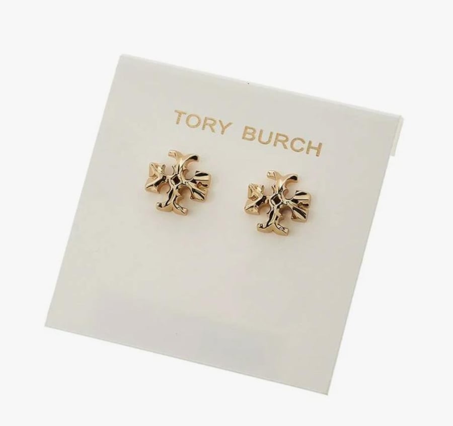 Tory Burch Roxanne Stud Earrings Gold
