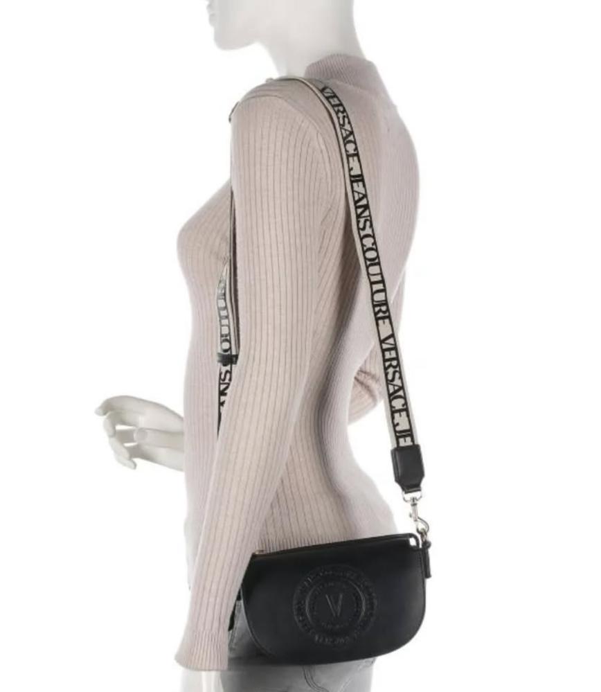 Versace Jeans Couture V Emblem Half Moon Small Size Bag