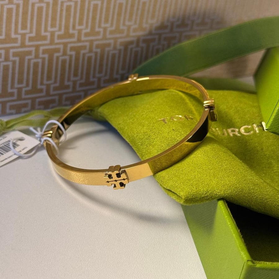 Tory Burch Logo Bangle Gold