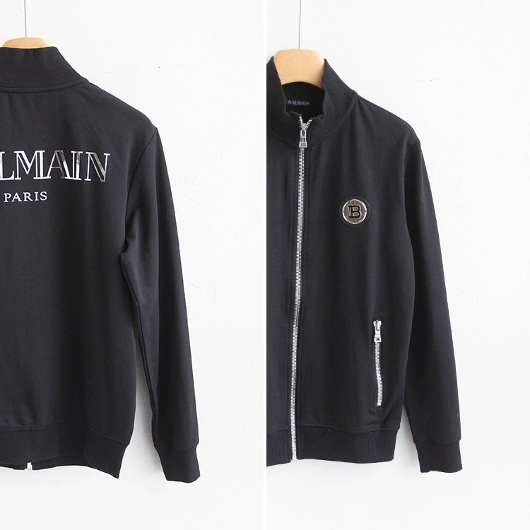 Balmain Sweater with Zipper for Man