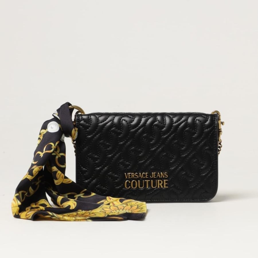 Versace Jeans Couture wallet bag in quilted synthetic leather