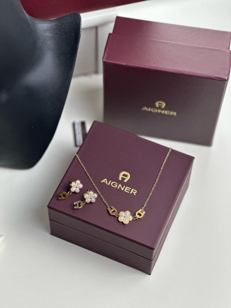 Aigner Necklace and Earrings set