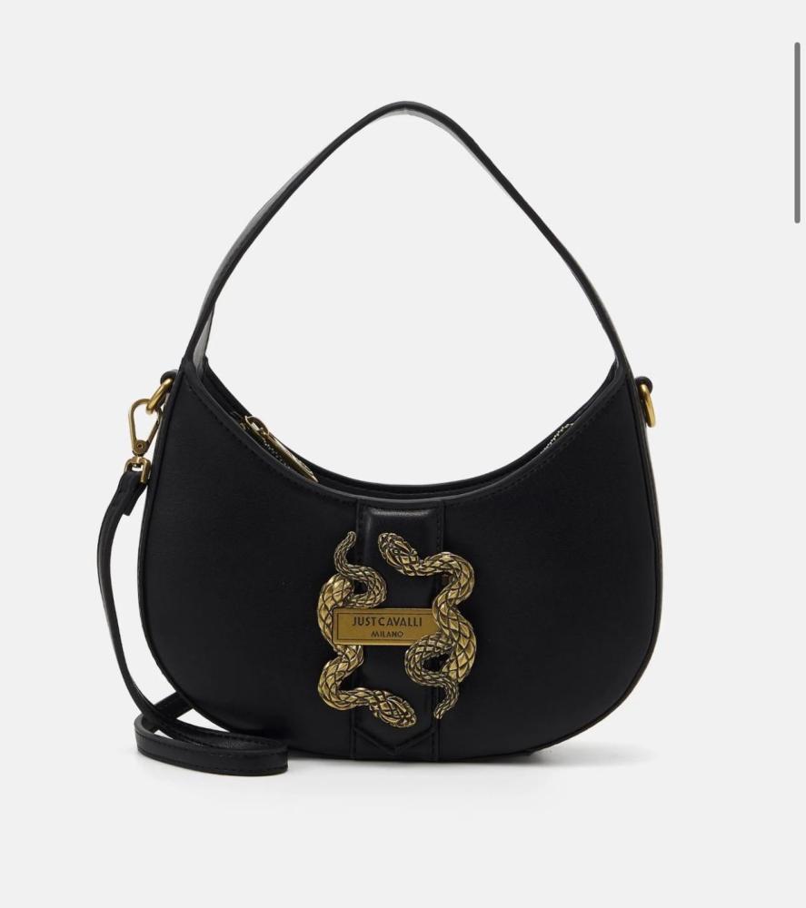 Just Cavalli logo-plaque faux-leather bag