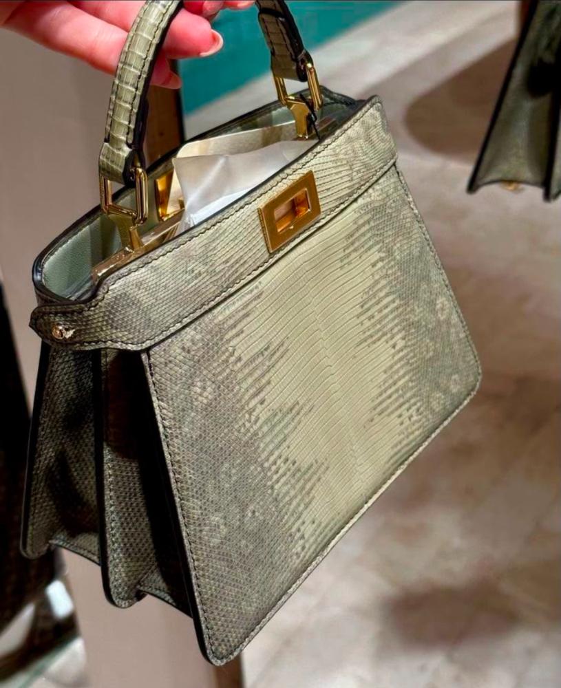 Fendi Lizard Peekaboo Petite