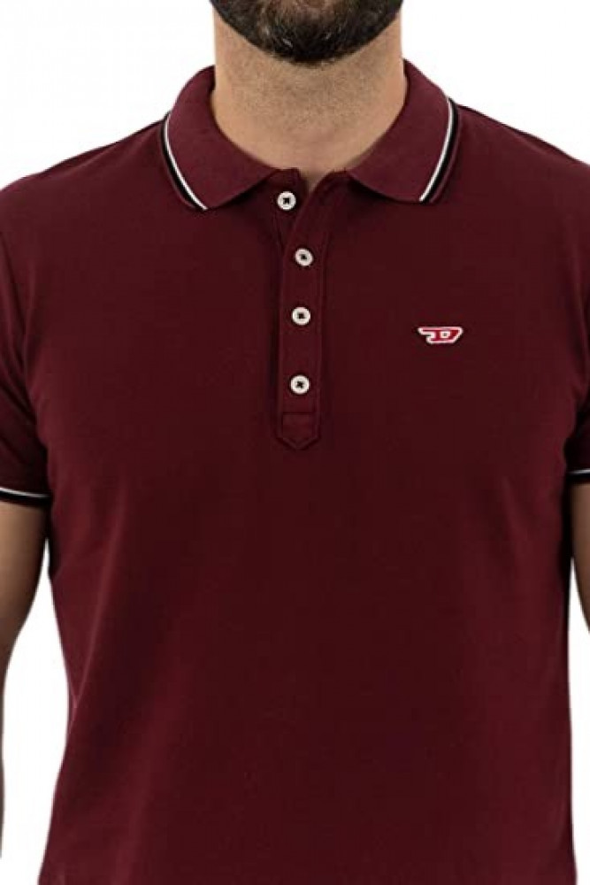 Diesel T-shirt Polo for Men Dark Red