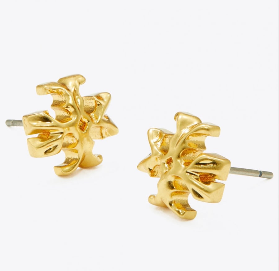 tory burch ROXANNE DOUBLE-STUD EARRING
