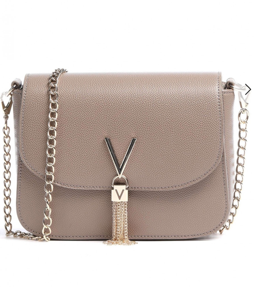 alentino bags divina top-handle crossbody bag taupe