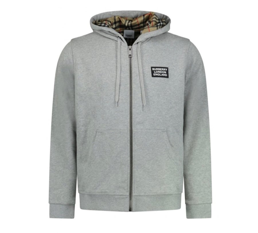 Burberry hoodie grey