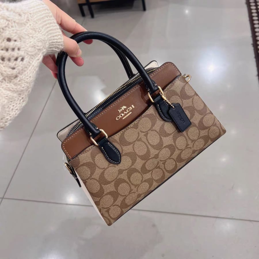 Coach mini Signature Canvas
