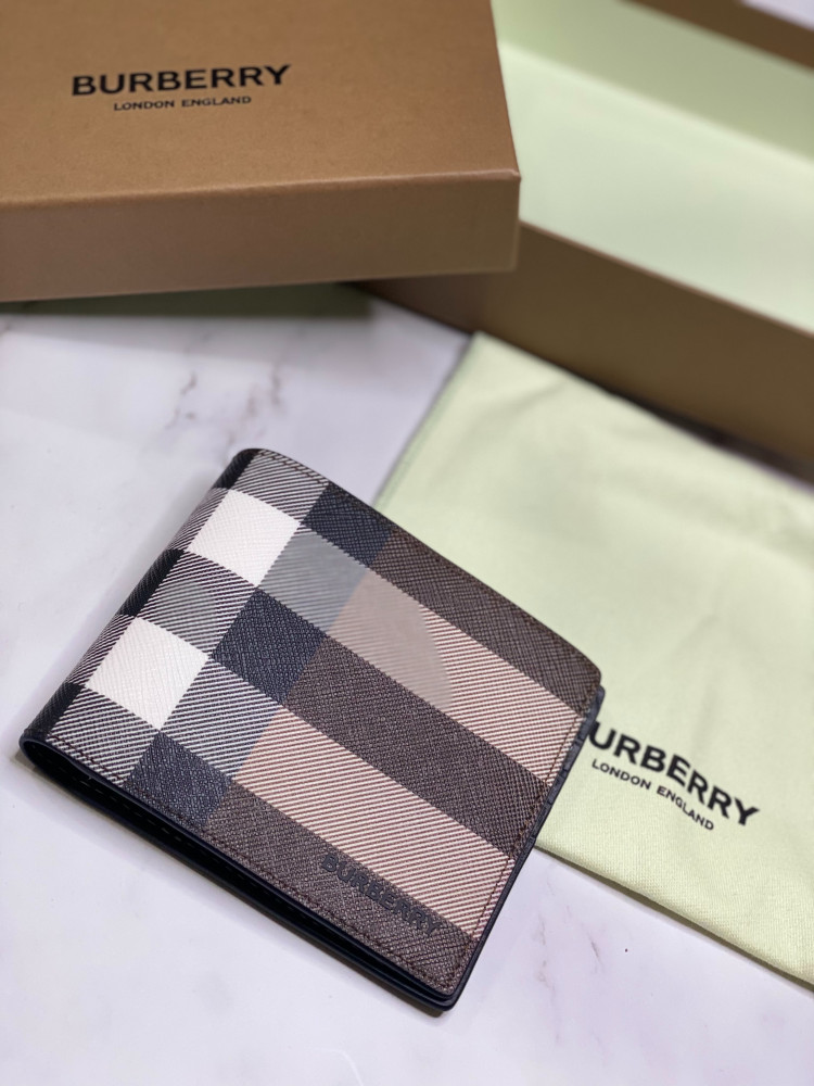 Burberry Check International Bifold Wallet