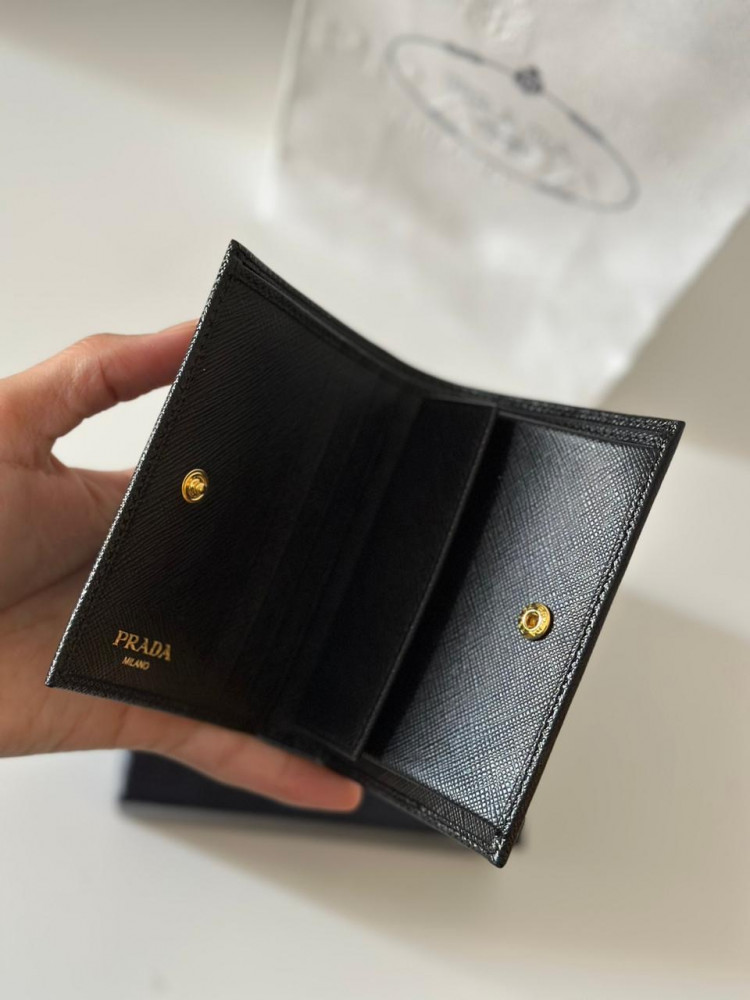 Prada flap wallet