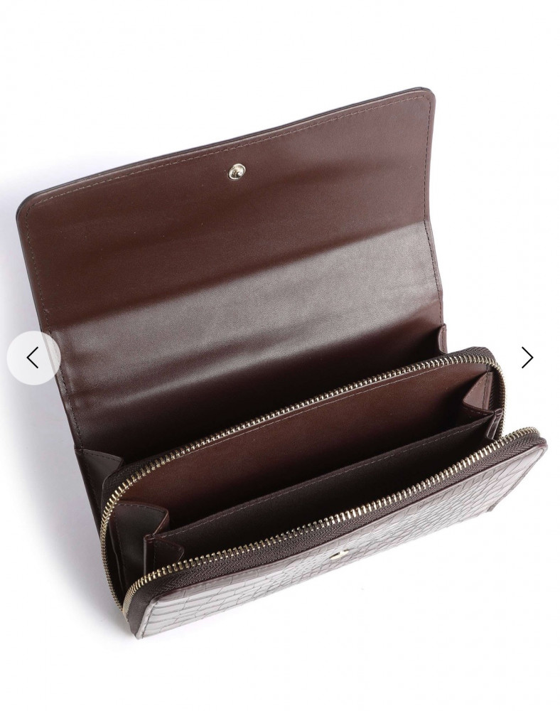 valentino bags grote crossbody bag dark brown