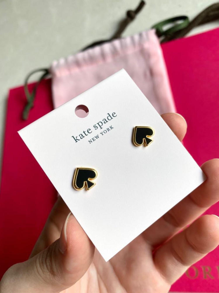 Kate Spade Earrings Stud Black