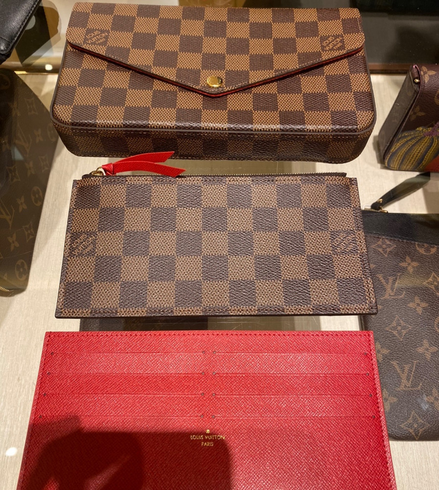 LV Wallet on Chain Damier