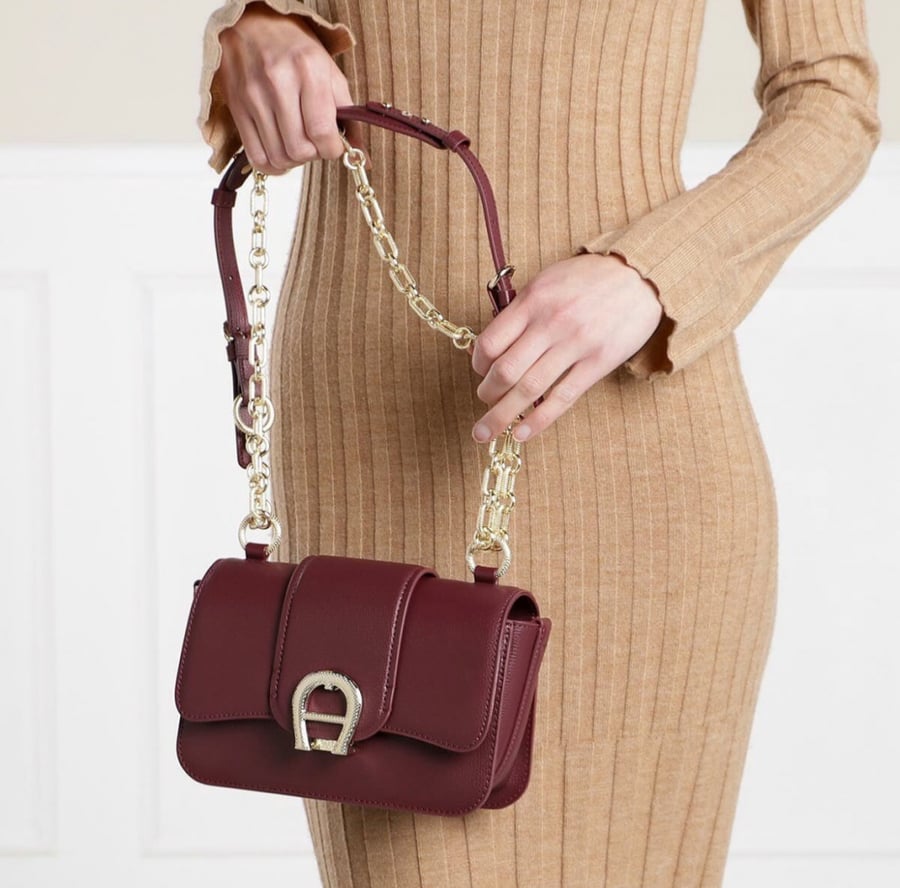 AIGNER Burgndy bag