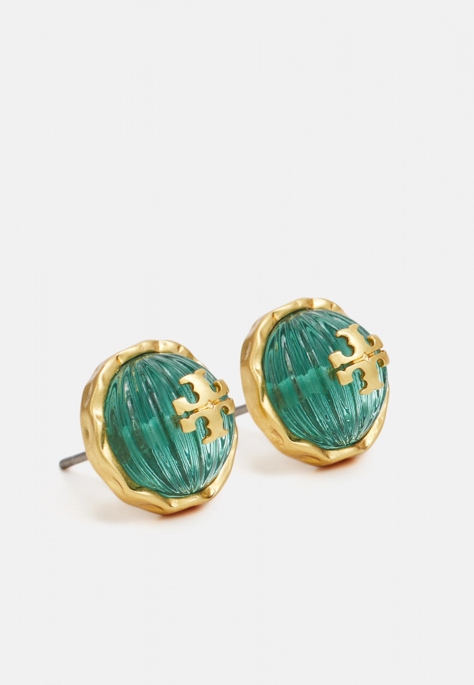 TB ROXANNE SEMIPRECIOUS CIRCLE-STUD EARRING