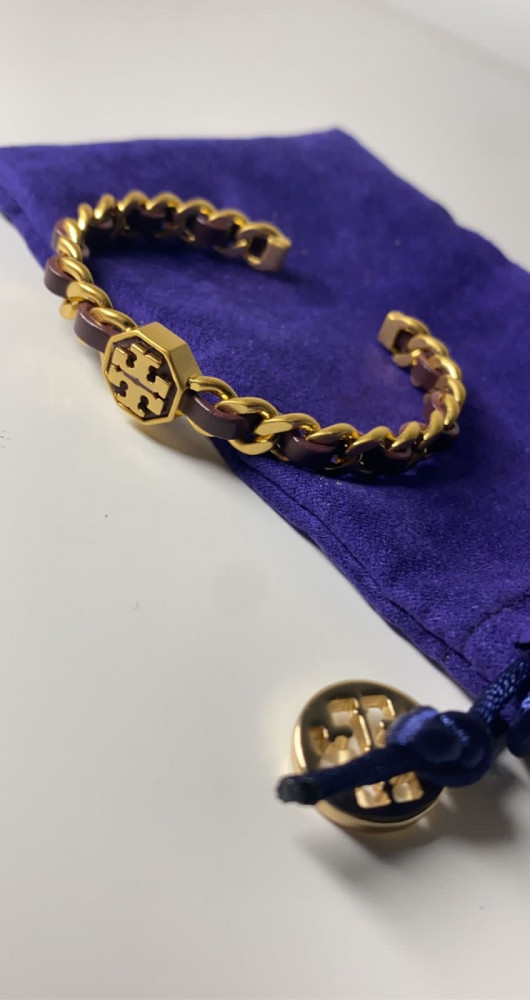 Tory Burch Leather cuff Bracelet