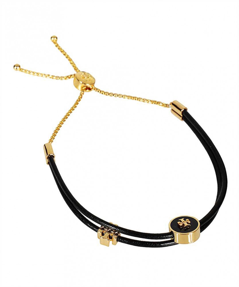 Tory Burch Logo Bracelet Black Color