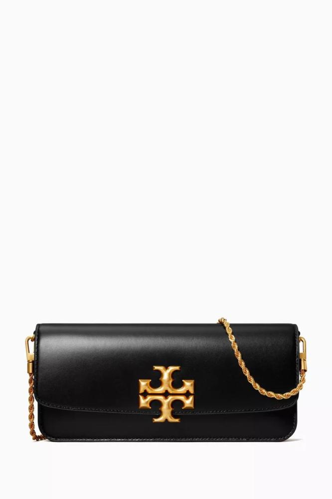 Tory Burch Eleanor leather clutch bag
