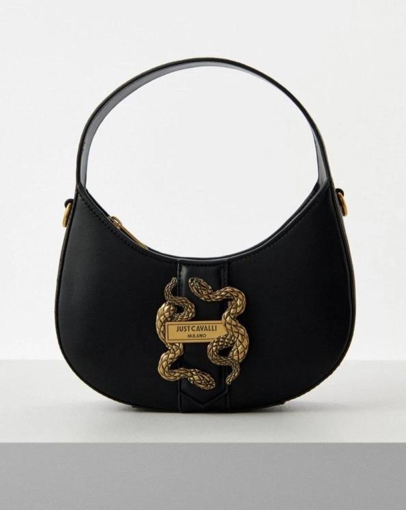 Just Cavalli logo-plaque faux-leather bag
