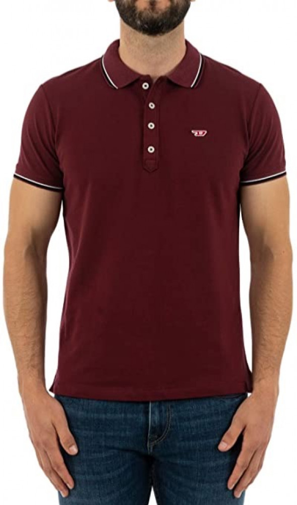 Diesel T-shirt Polo for Men Dark Red