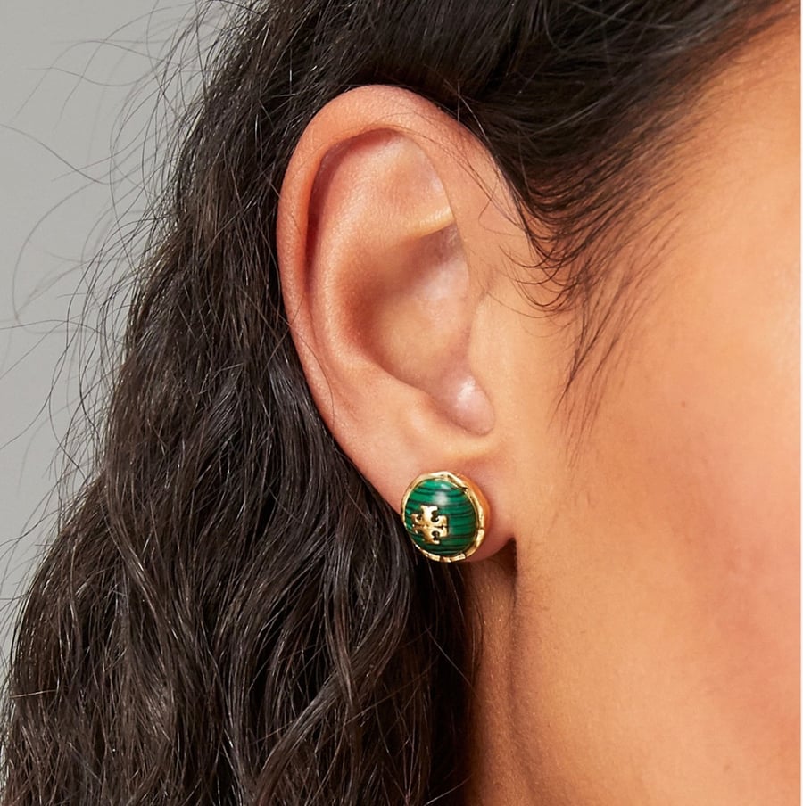 Tory Burch ROXANNE CIRCLE STUD EARRING - Earrings