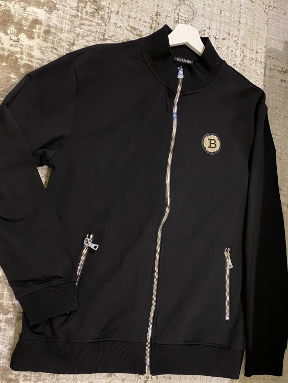 Balmain Sweater with Zipper for Man