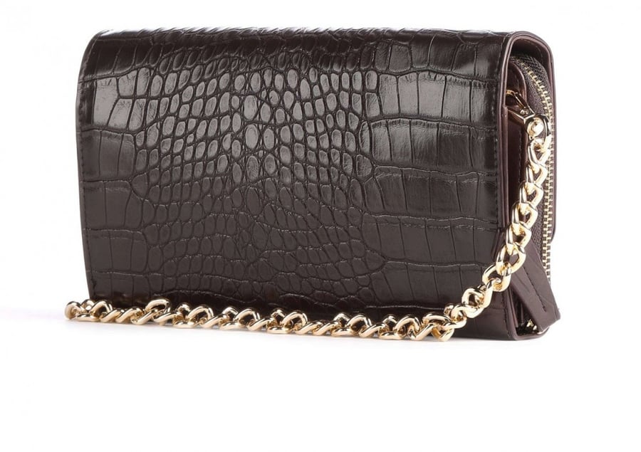 valentino bags grote crossbody bag dark brown