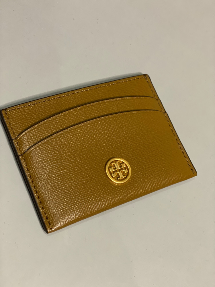 Tory Burch Card Holder Brown Color