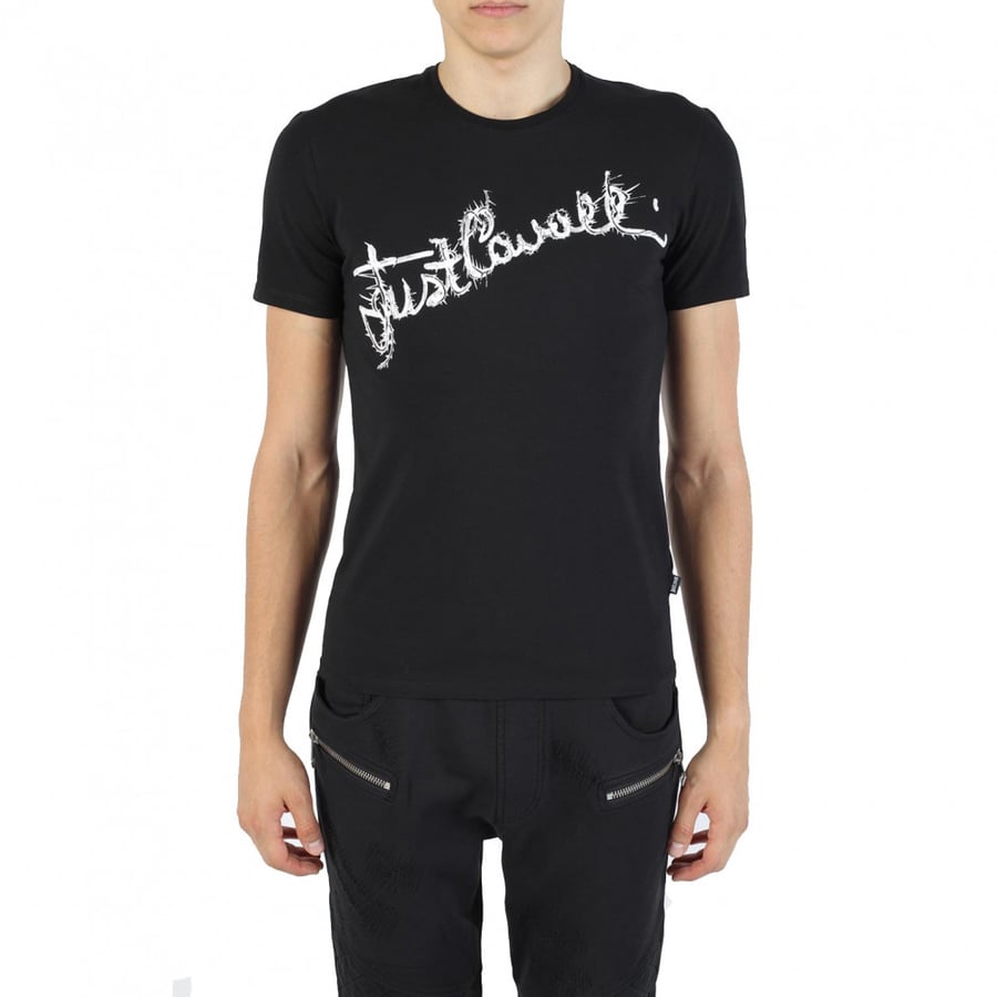 Just Cavalli Black T-shirt for Men