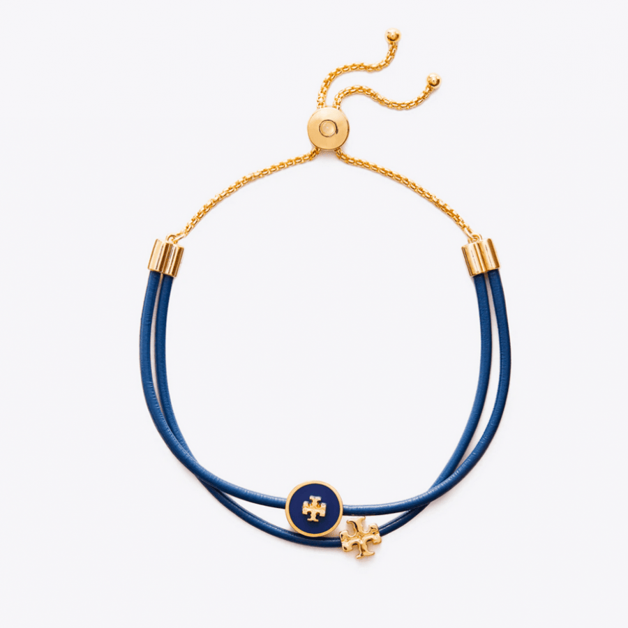 Tory Burch Logo Bracelet blue Color
