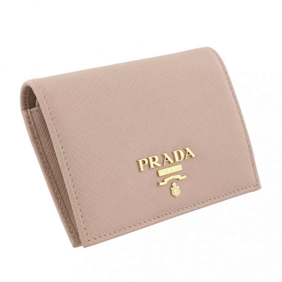 Prada Fold wallet in Nude Color
