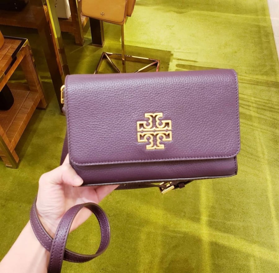 Tory burch Britten combo new plum