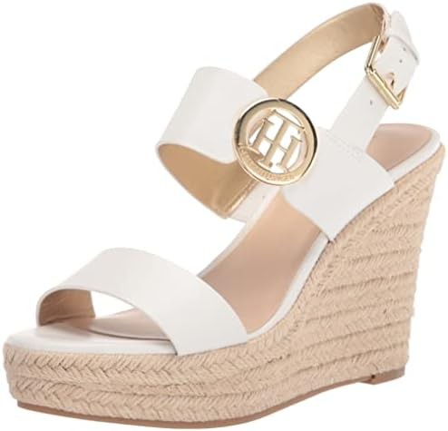 Tommy Hilfiger Kahdy womens Heeled Sandal In White Color