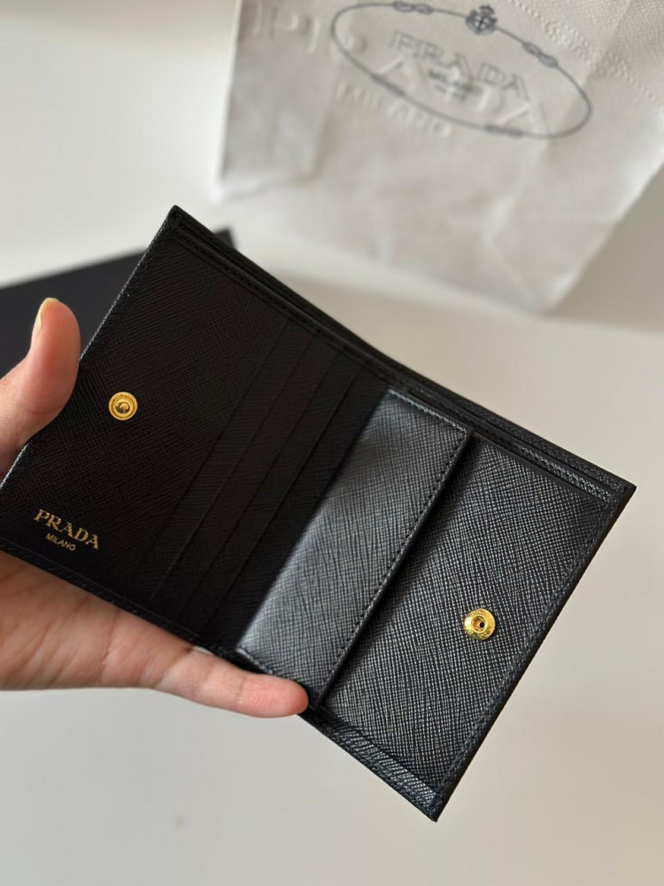 Prada flap wallet
