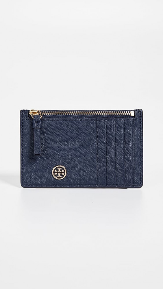 TORY BURCH TOP-ZIP CARD CASE
