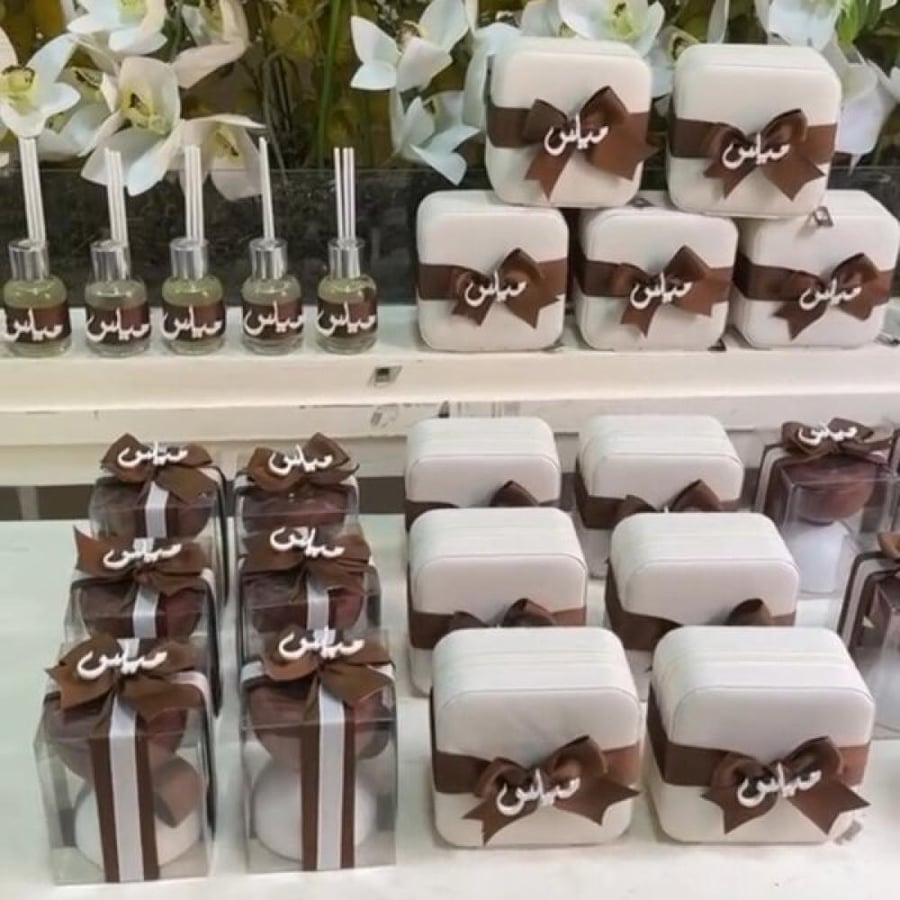بكج 36 قطعة ( 12 شنطة اكسسوار+12 فواحة +12 مبخرة)